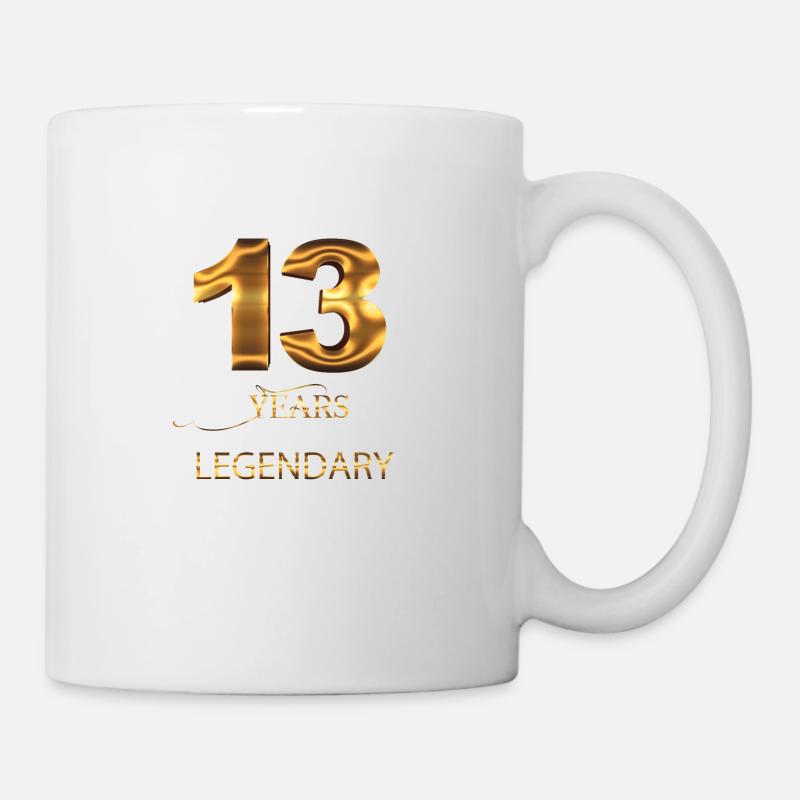 13. Geburtstag - Tasse - Weiß