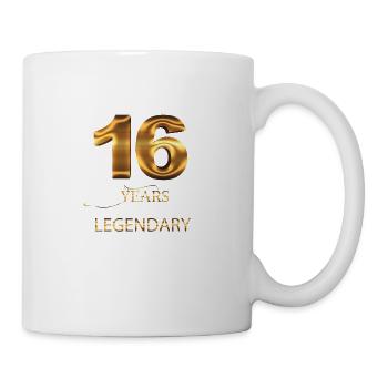 16. Geburtstag - Tasse - Weiß - Rechts