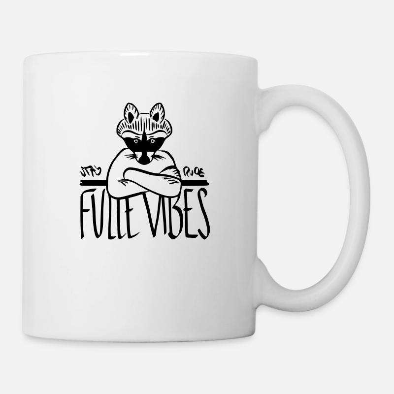 Gang de ratons laveurs - Mug blanc - blanc