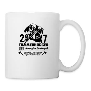 Tømmerhogger Bûcheron norvégien - Mug blanc - blanc - Droite