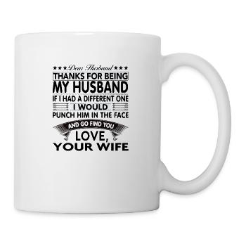 Dear Husband... - Mug - white - Right