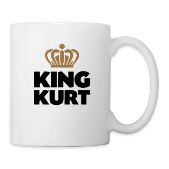 King kurt name thing crown - Mug - white - Right