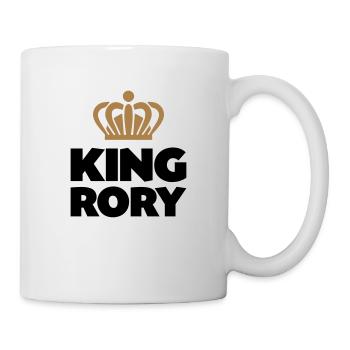 King rory name thing crown - Mug - white - Right