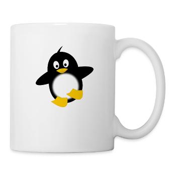 Little penguin - Tasse - Weiß - Rechts