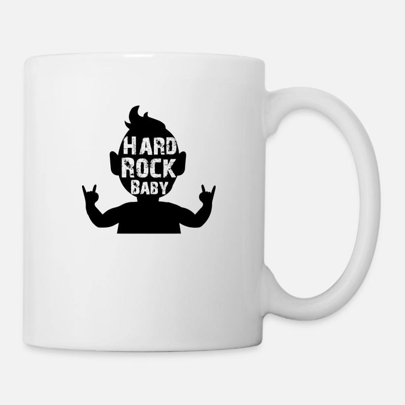 Hardrock Baby - Tasse - Weiß