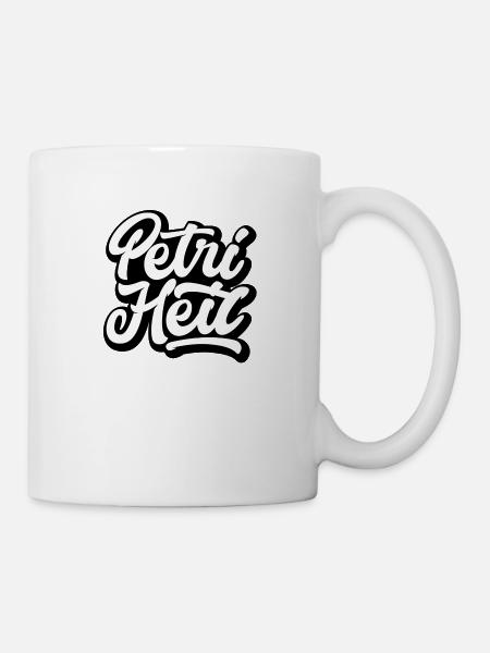 Petri Heil - Tasse - Weiß