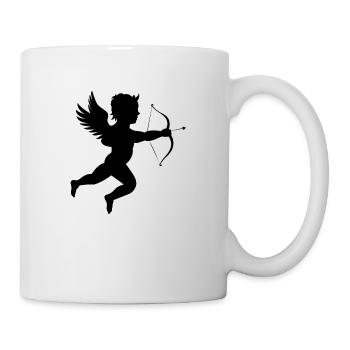 Martin74s Cupid Silhouette - Mug blanc - blanc - Droite