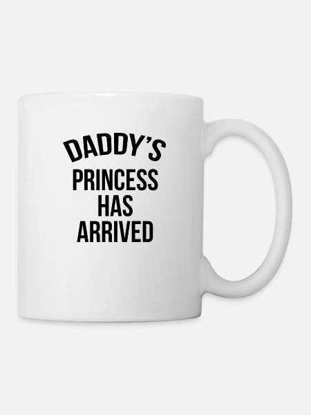Daddy's princess has arrived - Mug - white