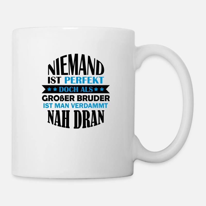 grosser_bruder_002 - Tasse - Weiß