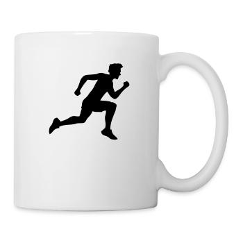 course de sport sprinting course d'endurance rapid - Mug blanc - blanc - Droite