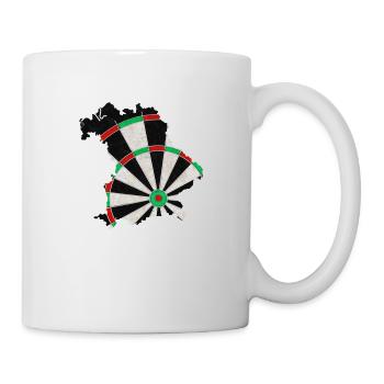 Dartboard Bavaria - Mug - white - Right