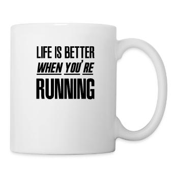 Running - Mug - white - Right