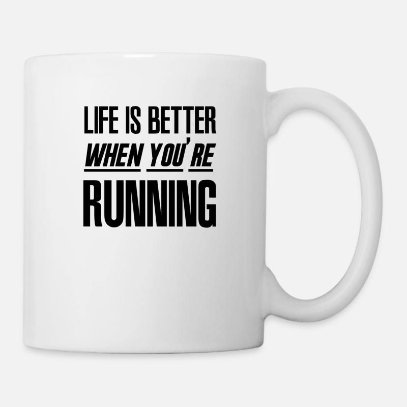 Running - Mug blanc - blanc