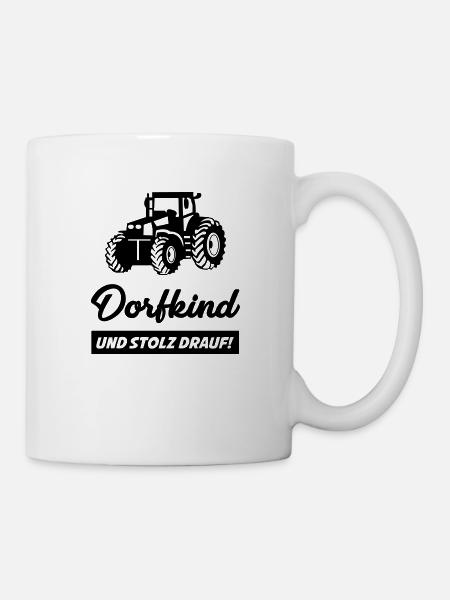 dorfkind_01 - Tasse - Weiß
