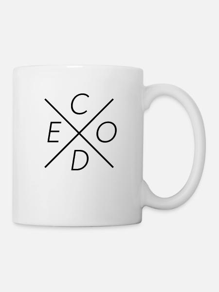 code - Mug - white