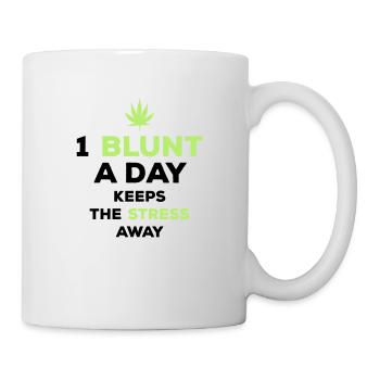 blunt day stress away - Tasse - Weiß - Rechts