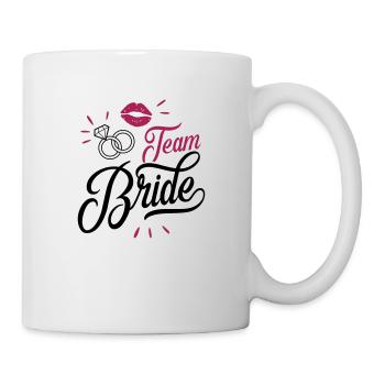 bride team - Tasse - Weiß - Rechts