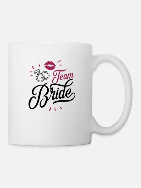 bride team - Tasse - Weiß