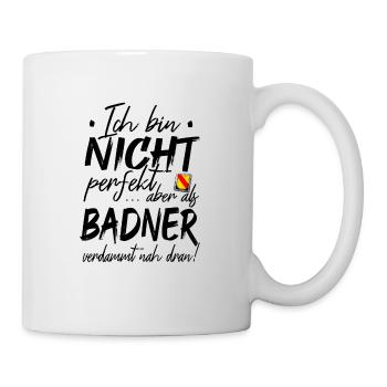 Baden Südbaden Badner Schwarzwald Funny T-Shirt - Tasse - Weiß - Rechts