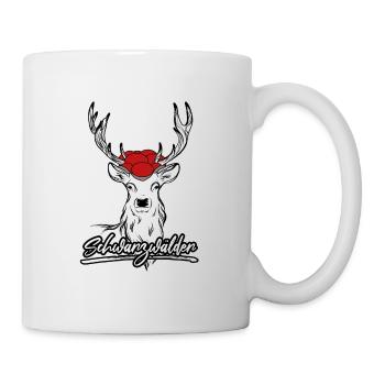 Schwarzwälder Heimat Bollenhut Kuckuck - Tasse - Weiß - Rechts