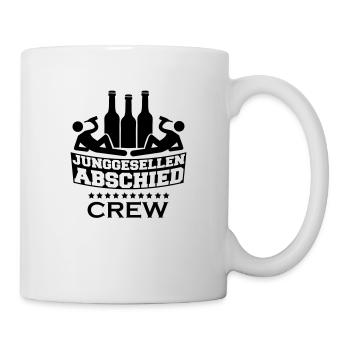 junggesellen_abschied_crew_01 - Tasse - Weiß - Rechts