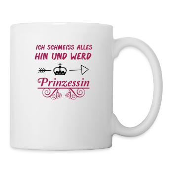 prinzessin_02 - Tasse - Weiß - Rechts