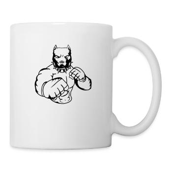 dog_fighter_001 - Tasse - Weiß - Rechts