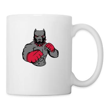 dog_fighter_002 - Tasse - Weiß - Rechts