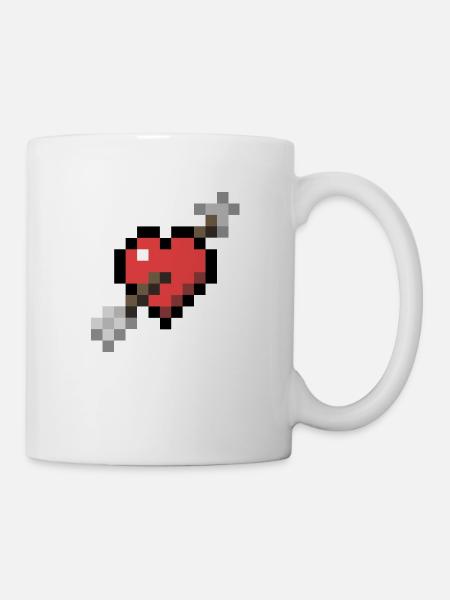Arrow Heart | Punze - Tasse - Weiß