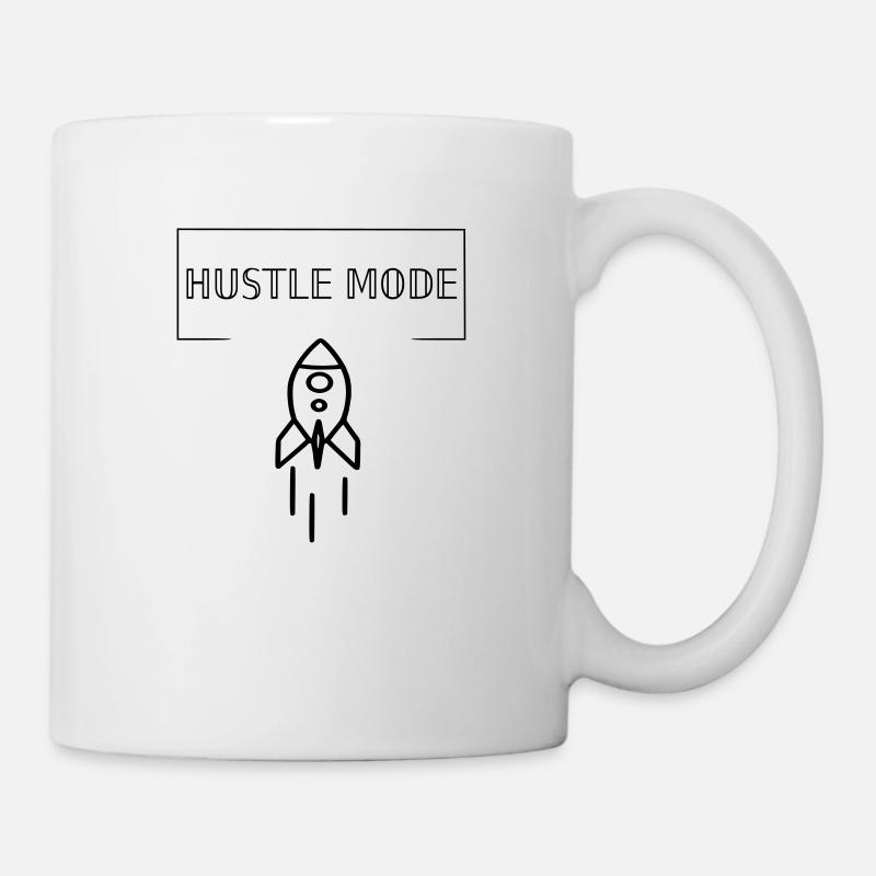 Chemise Hustle - motivation - Mug blanc - blanc