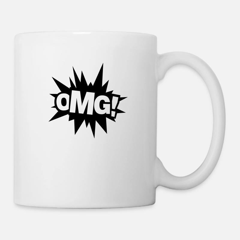 OMG - Mug blanc - blanc