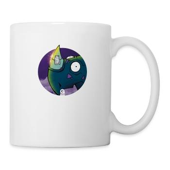 GIGGJOTT animiertes Nashorn - Tasse - Weiß - Rechts