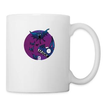 GIGGJOTT animierte Fledermäuse - Tasse - Weiß - Rechts