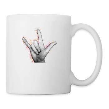 LOVE YOU Orange - Mug - white - Right
