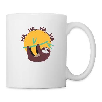 SLOTH LAUGHING - Mug - white - Right