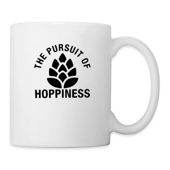 La quête pour sauter - sauter le cadeau de la bière - Mug blanc - blanc - Droite