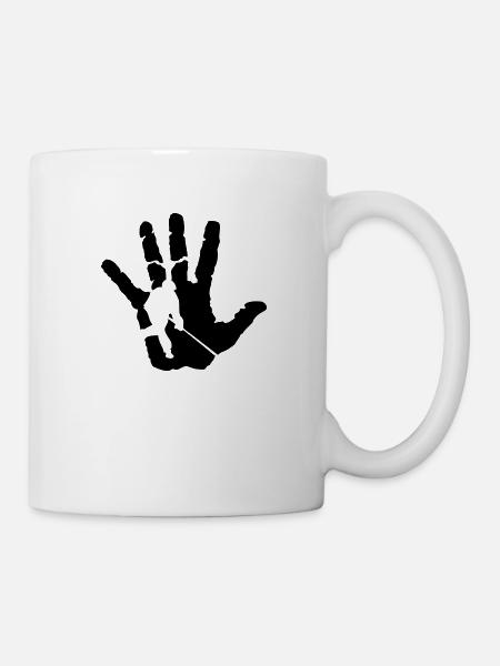 Haupt-Hockey-Gason - Tasse - Weiß