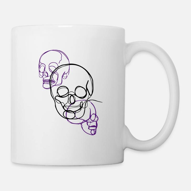 Totenköpfe - Tasse - Weiß