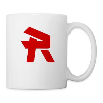 Letter R Letter R logo red gift - Mug - white - Right