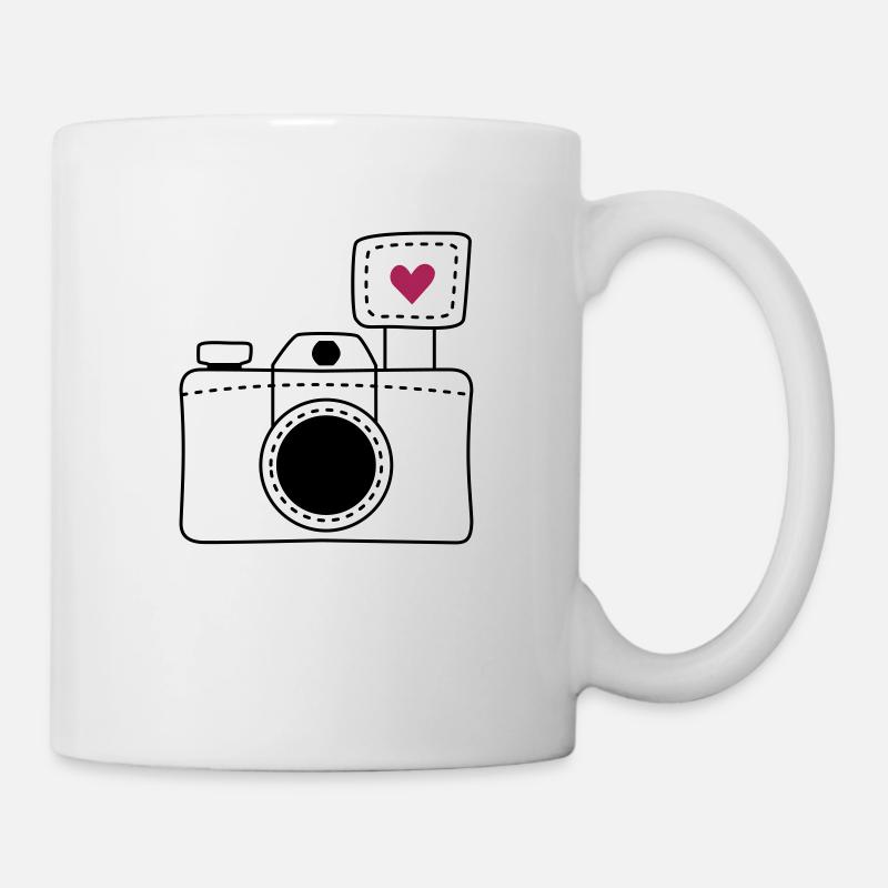 Camera love - Mug - white
