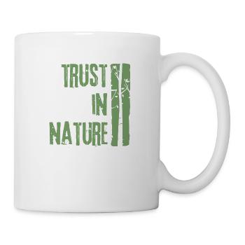 Trust in nature Tree Nature Love gift - Mug - white - Right