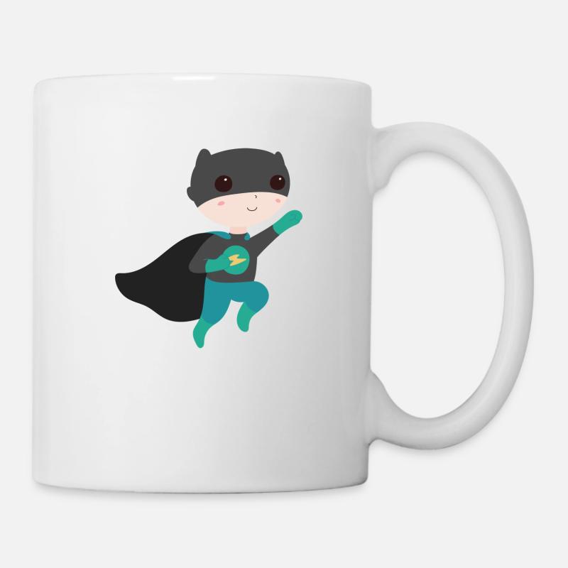 Superheld - Tasse - Weiß