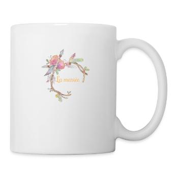 La mariée evjv - Mug blanc - blanc - Droite