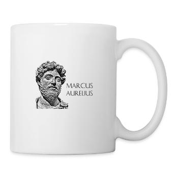 Caesar Schrift Marcus Aurelius - Tasse - Weiß - Rechts