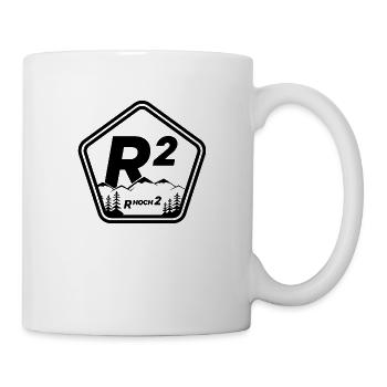 Rhoch2 positiv - Tasse - Weiß - Rechts