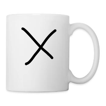 Kreuze - Tasse - Weiß - Rechts