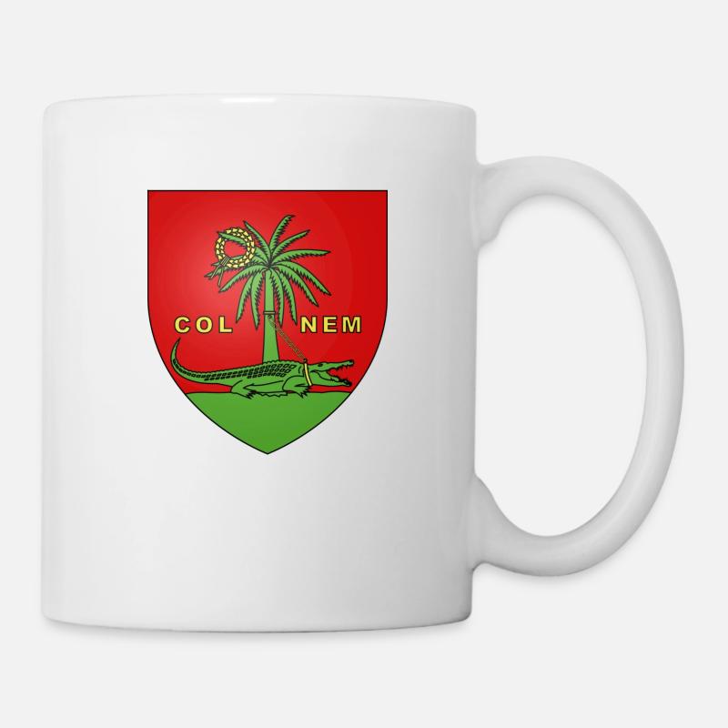 Blason ville fr Nimes Gard - Mug blanc - blanc