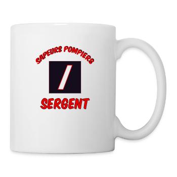 Pompier - sergent sapeurs pompiers - Mug blanc - blanc - Droite