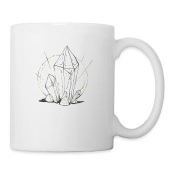 Crystal esotericism spell makes magic - Mug - white - Right