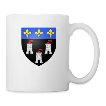 Wappen Touren - Tasse - Weiß - Rechts